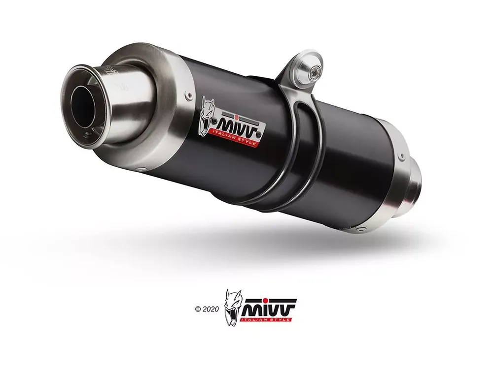 Billig MIVV GP Endschalldämpfer Edelstahl Schwarz passend für Honda CBR 600 FS 01-02