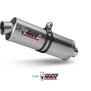 Sofort Bestellen MIVV Oval Endschalldämpfer Edelstahl passend für Honda XLV 650 Transalp 00-04