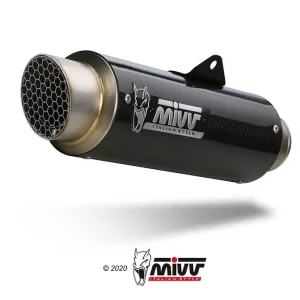 Bestseller MIVV GPPro Endschalldämpfer Edelstahl Schwarz passend für YAMAHA MT 125 / YZF-R 125