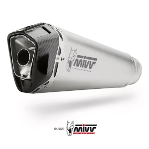 MIVV Delta Race Edelstahl Endschalldämpfer passend für Kawasaki Z 1000 H2 2020- Begrenztes Angebot