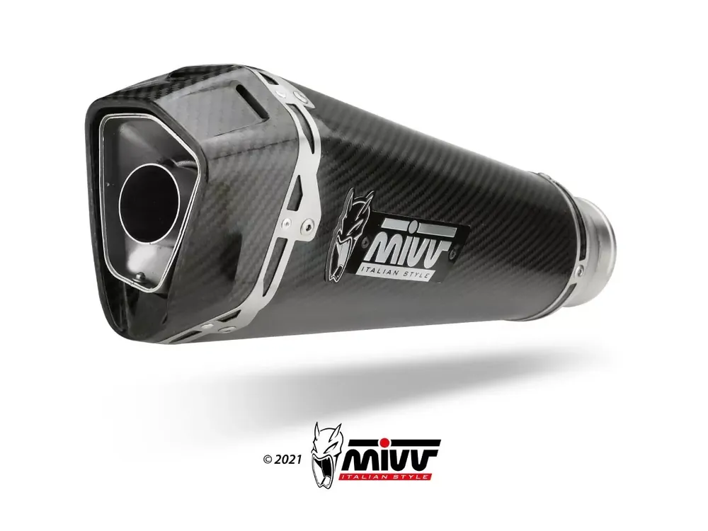MIVV DELTA RACE Carbon Endschalldämpfer passend für Aprilia RSV4 17-20 Expressversand
