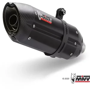Neu Im Sortiment MIVV Suono Endschalldämpfer Edelstahl Schwarz passend für Honda XLV 650 Transalp 00-04