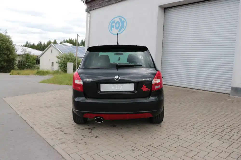 FOX Endschalldämpfer 140x90 Typ 44 passend für Skoda Fabia Limousine Preis Gesenkt