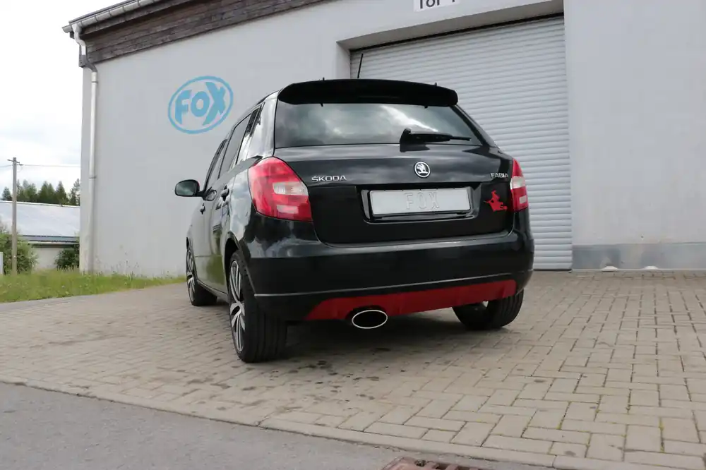 FOX Endschalldämpfer 160x90 Typ 38 passend für Skoda Fabia Limousine Nur Heute