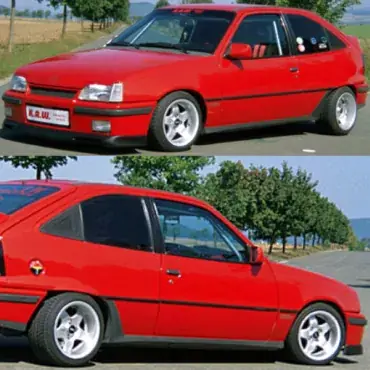 Günstig K.A.W. Tieferlegungsfedern passend für Opel Kadett E Limousine ab 09/1984 bis 08/1991