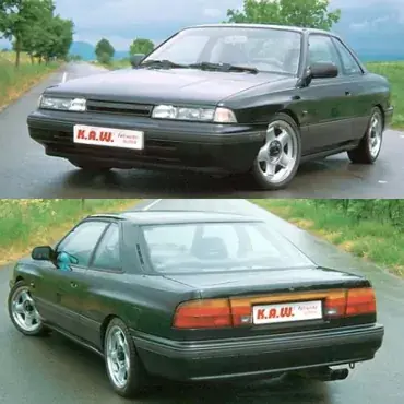 Preisreduziert K.A.W. Tieferlegungsfedern passend für Mazda 626 Limousine+Schrägheck GD 07/1987-07/1991