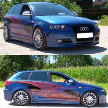 K.A.W. PlusKit Sportfahrwerk passend für Audi A3 Quattro Sportback 8P Billig