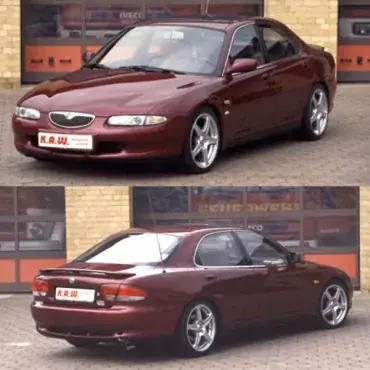 Saisonangebot K.A.W. Tieferlegungsfedern passend für Mazda Xedos 6 CA (01/1992–10/1999)