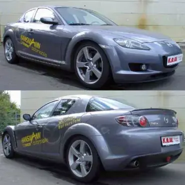 K.A.W. PlusKit Sportfahrwerk passend für Mazda RX 8 SE (10/2003–06/2012) Zertifiziert