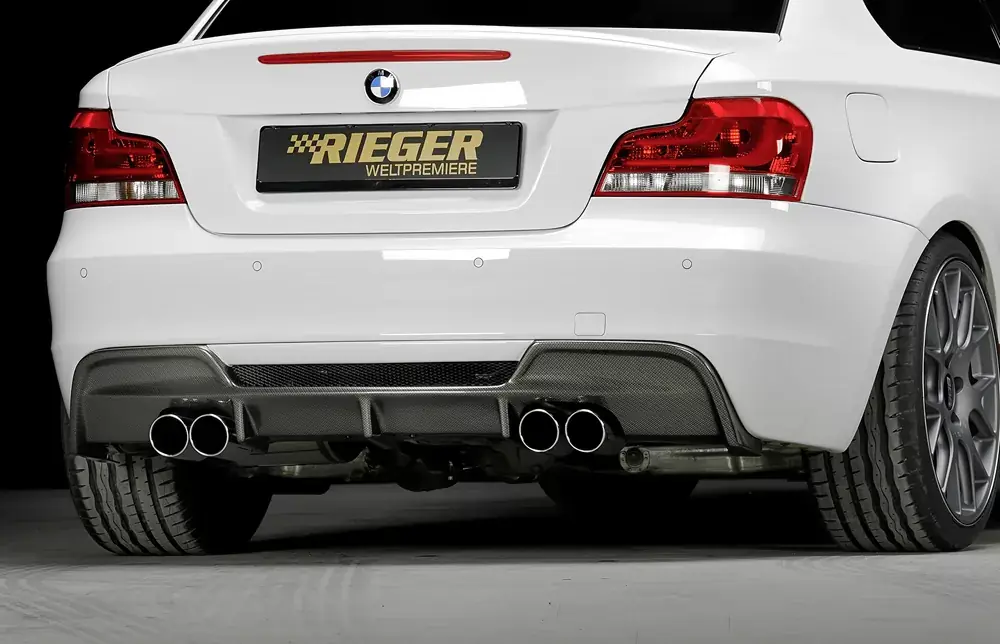 M-Paket Heckschürze ohne Heckeinsatz passend für BMW 1er E82 E88 Cabrio ab 10/2007 Geprüft