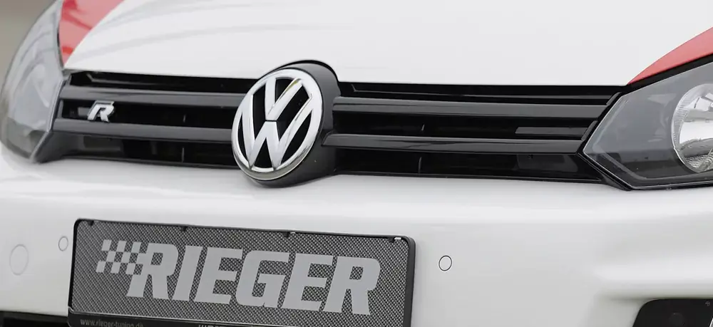 Kühlergrill passend für VW Golf 6 GTI Cabrio mit R-Emblem Neu