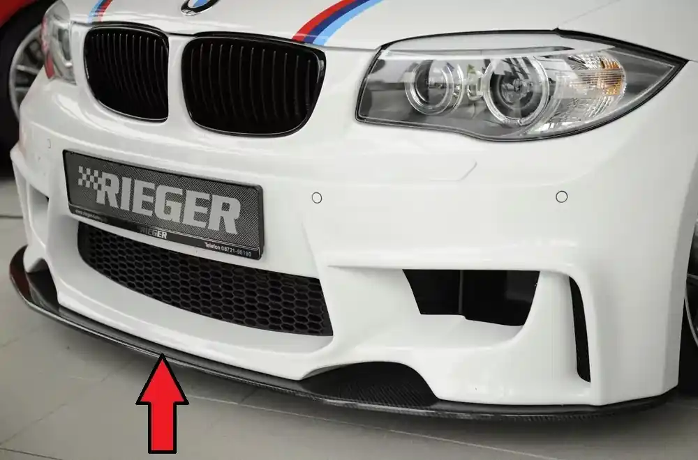 Saisonangebot Rieger Carbon Spoilerschwert passend für BMW 1er E81-E88