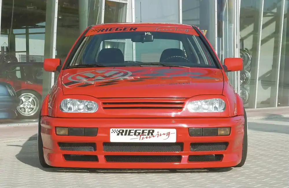 Begrenztes Angebot Rieger Alugitter passend für Golf III Spoilerstoßstange