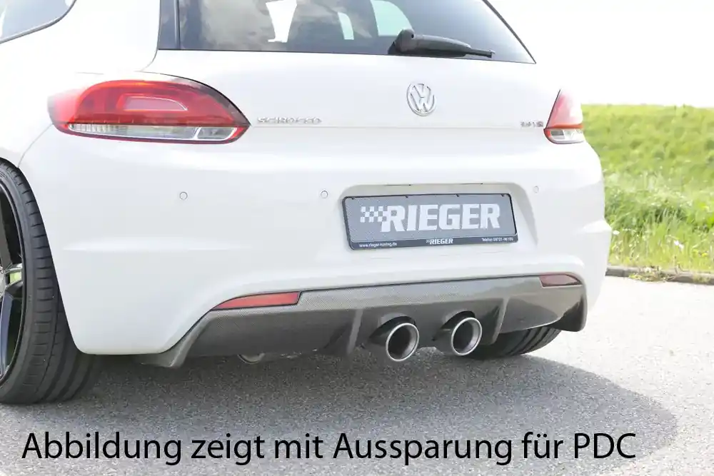 Direkt Vom Hersteller R-Line Heckschürze grundiert passend für VW Scirocco 3 (08–14)