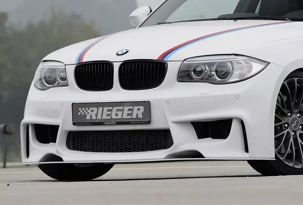 Meistverkauft Kunststoffgitter mittig, schwarz passend für BMW 1er E81