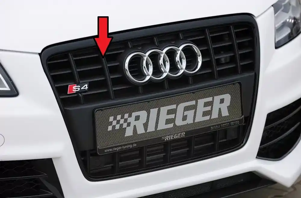 Aktuell Kühlergrill S4 Look schwarz passend für Audi A4 (B8/B81) 11.07–12.11