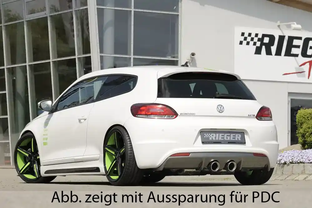 Aktuell R-Line Heckschürze grundiert passend für VW Scirocco R (13) 2-türig 11.09–04.14