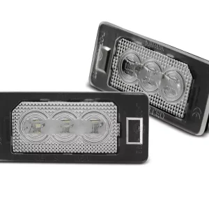 Aktuell Kennzeichen LED 3x Lichter Klar passend für BMW E90 / F30 / F32 / E39 / E60 / F10 / X3 / X5 / X6