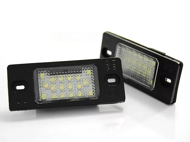 Geprüft Kennzeichen LED-Leuchten passend für VW Tiguan / Touareg / Golf V Variant / Porsche Cayenne mit Canbus