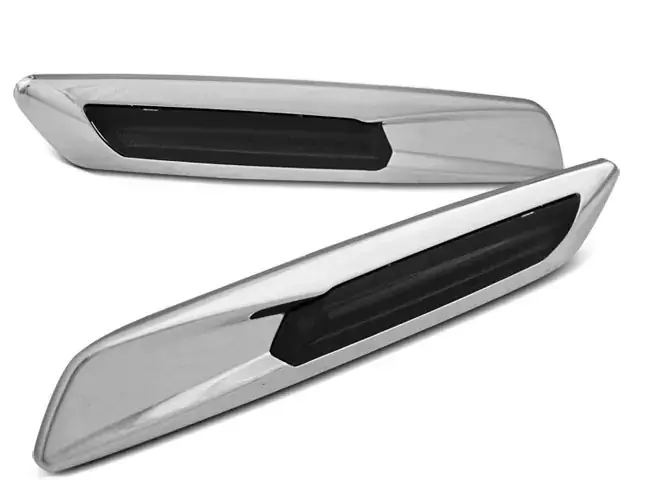 Ausverkauf Blinker getönt Silber LED F10 Style passend für BMW E60 / E90 / E92 / E82