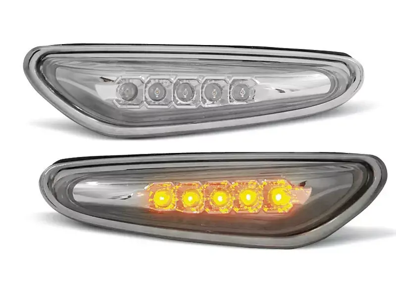 Blinker chrom LED passend für BMW E46 09.01-03.05 Finale Aktion