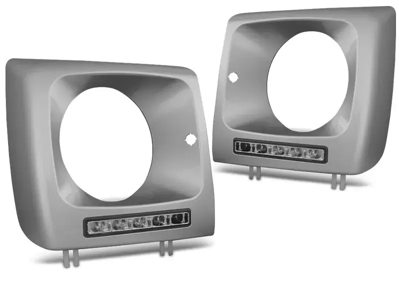 LED Scheinwerfer DRL Silber passend für Mercedes W461, W463 01-12 Bestpreis