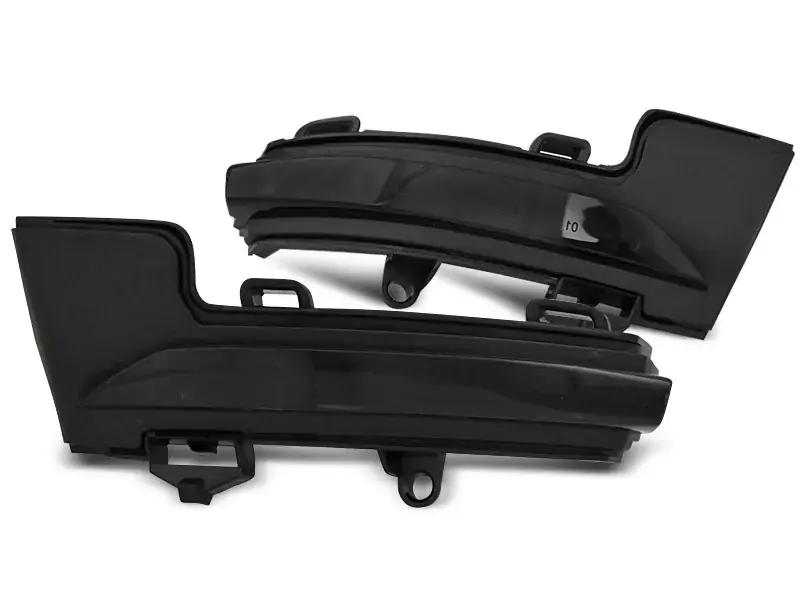 Schneller Versand Dynamische LED Spiegelblinker getönt passend für Skoda Octavia III 12–20