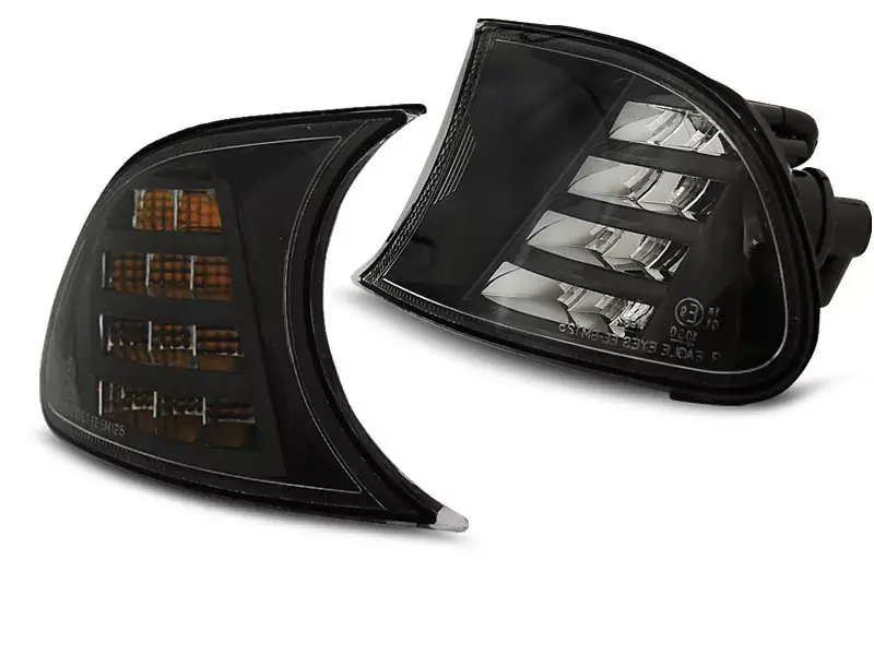 Schnäppchen LED Blinker schwarz passend für BMW E46 Coupe Cabrio