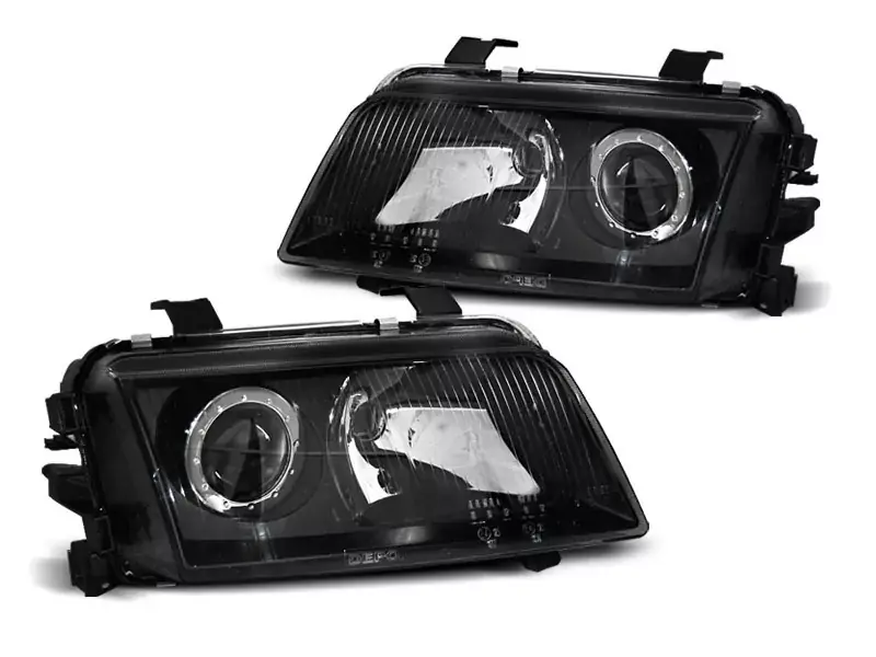 Expressversand Scheinwerfer schwarz passend für Audi A4 11.94–12.98
