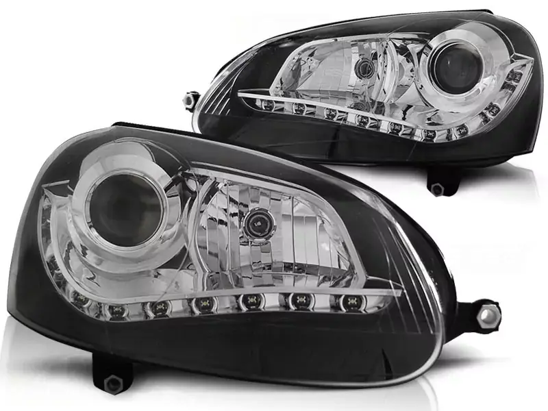 Xenon Scheinwerfer schwarz passend für VW Golf 5 Günstig