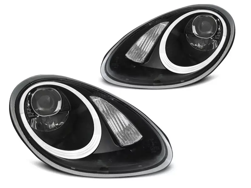 Heißes Angebot Xenon Scheinwerfer schwarz passend für Porsche Boxster / Cayman 987 05-08