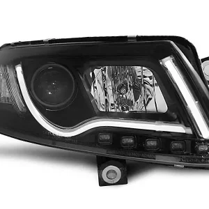 Xenon Scheinwerfer Röhrenlicht DRL schwarz passend für Audi A6 C6 04-08 Ausverkauf