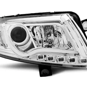 Xenon Scheinwerfer Röhrenlicht DRL chrom passend für Audi A6 C6 04-08 Solange Der Vorrat Reicht