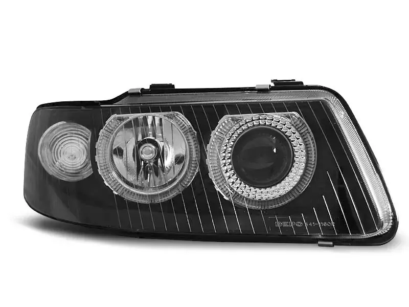 Must-Have Scheinwerfer Angel Eyes schwarz passend für Audi A3 8L (09/2000–05/2003)
