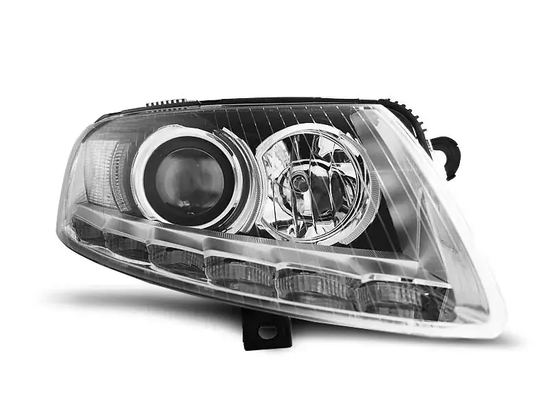 Neue Ware Xenon-Scheinwerfer True DRL chrom passend für Audi A6 C6 04.04–08