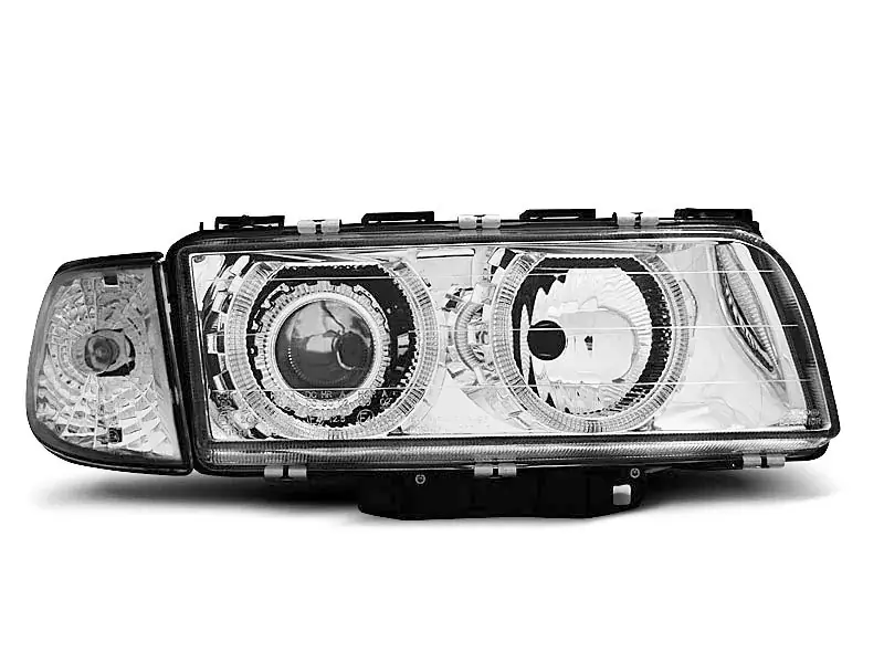Jetzt Bestellen Scheinwerfer Angel Eyes chrom passend für BMW E38 06.94-08.98