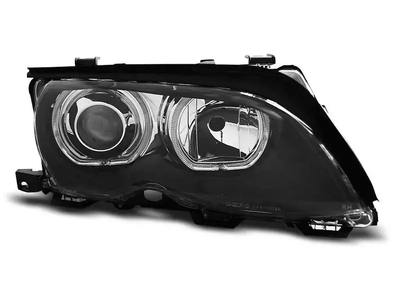 Scheinwerfer Angel Eyes LED schwarz passend für BMW E46 09.01-03.05 Sale
