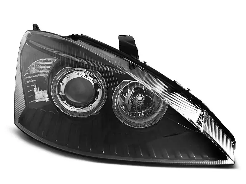 Angel Eyes Scheinwerfer Schwarz passend für Ford Focus 11.01-10.04 Mega-Angebot