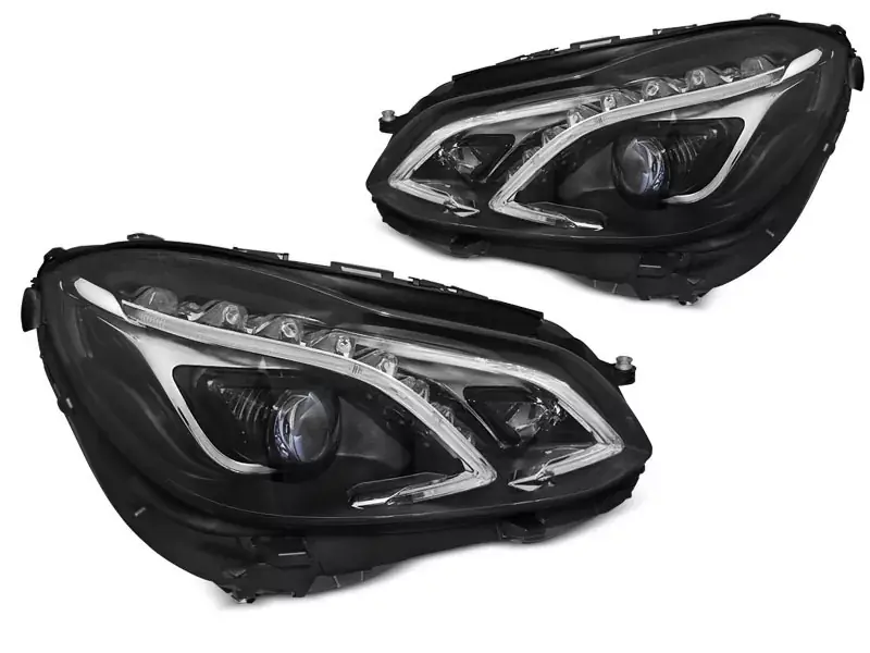 Scheinwerfer True DRL Black passend für Mercedes W212 13-16 Top-Seller