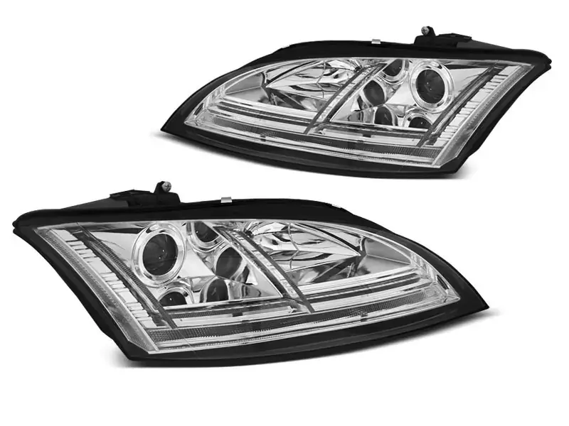 Xenon Scheinwerfer LED DRL chrom dynamische Blinker passend für Audi TT 8J Rabatt
