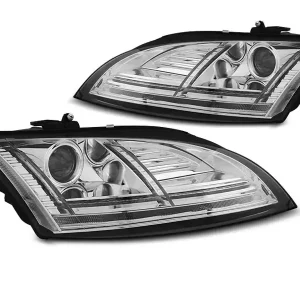 Xenon Scheinwerfer LED DRL chrom dynamische Blinker passend für Audi TT 8J (2010-2014) Top-Seller