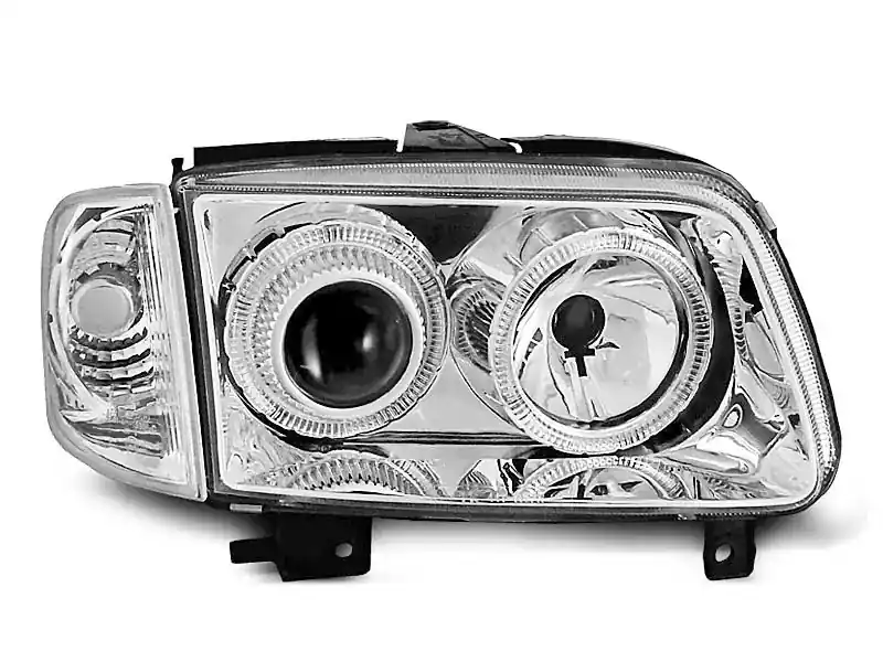Sofort Bestellen Scheinwerfer Angel Eyes chrom passend für VW Polo 6N2 10.99–10.01