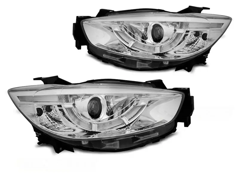Meistverkauft Scheinwerfer passend für Mazda CX-5 11-15 Chrom True DRL Xenon
