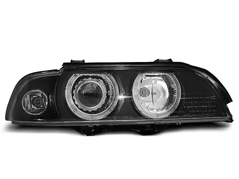 Mega-Angebot Scheinwerfer Angel Eyes schwarz passend für BMW E39 09.95-06.03