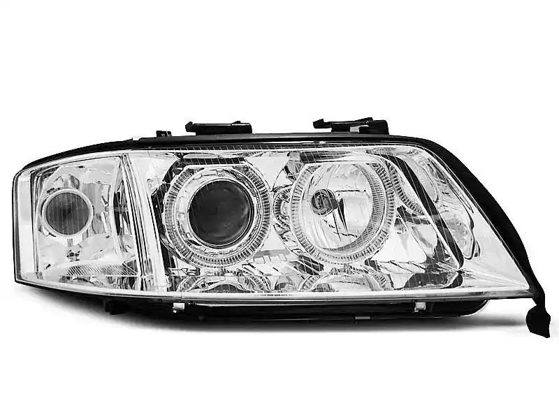 Scheinwerfer Angel Eyes chrom passend für Audi A6 C5 (06/01–05/04) Geprüft