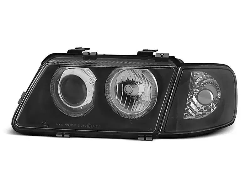 Scheinwerfer Angel Eyes schwarz passend für Audi A3 8L 08.96–08.00 Sonderangebot