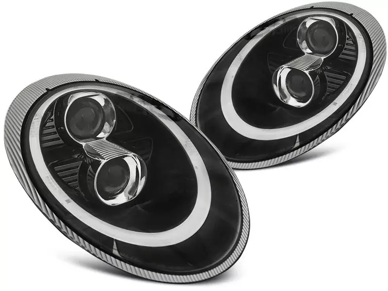 Xenon Scheinwerfer Röhrenlicht schwarz passend für Porsche 911 (997) Begrenztes Angebot