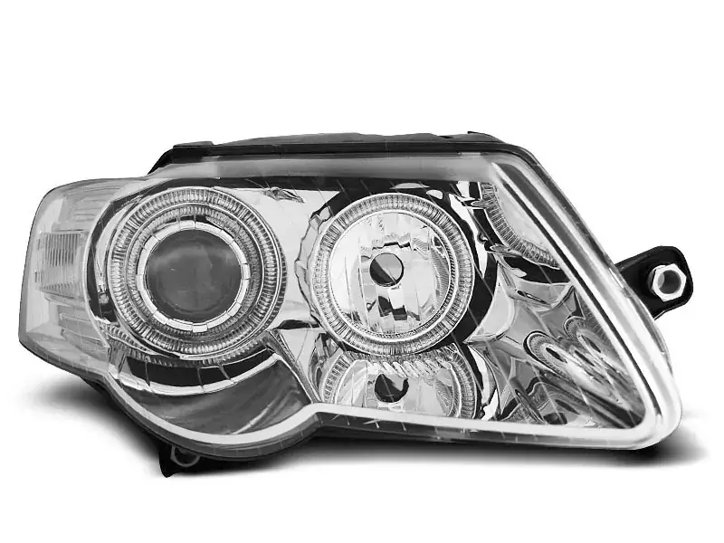 Scheinwerfer Angel Eyes chrom passend für VW Passat B6 3C 03.05-10 Direkt Vom Hersteller