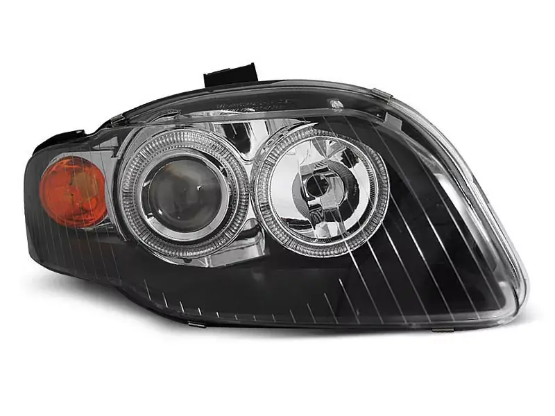 Scheinwerfer Angel Eyes schwarz passend für Audi A4 B7 11.04-03.08 Meistverkauft