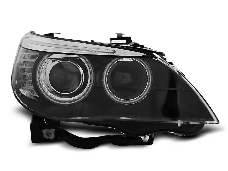Xenon Scheinwerfer D1S Angel Eyes CCFL schwarz passend für BMW E60/E61 05–07 Sonderangebot
